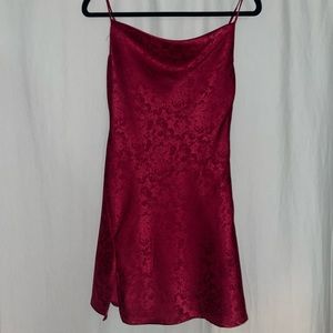 Silk red dress 🌹